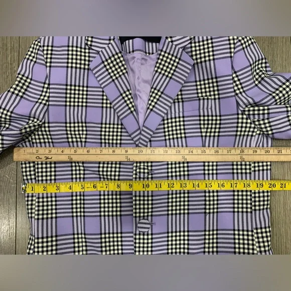 Uterque Check 2‎ Piece Suit Sz S NWOT - Picture 5 of 16